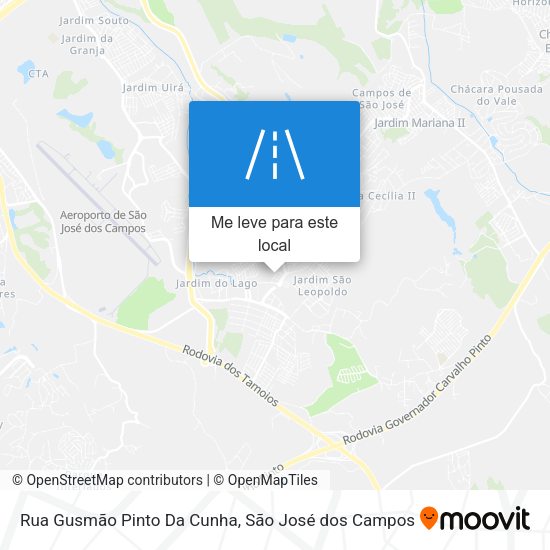 Rua Gusmão Pinto Da Cunha mapa