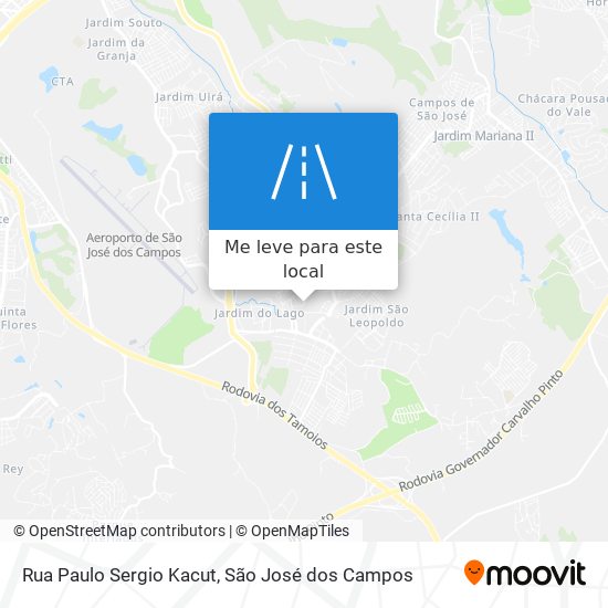 Rua Paulo Sergio Kacut mapa