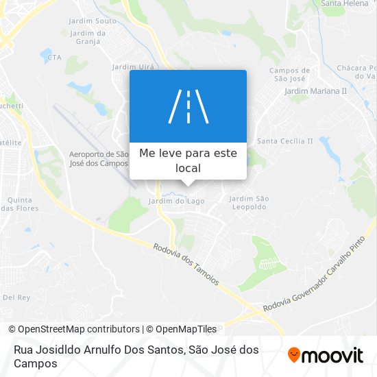 Rua Josidldo Arnulfo Dos Santos mapa