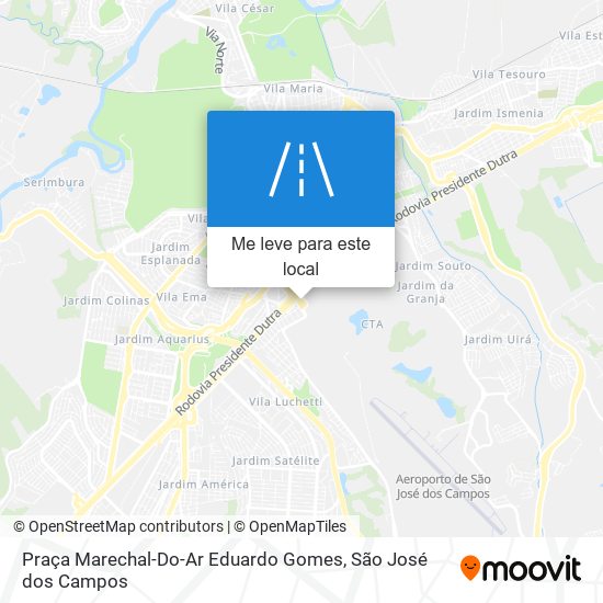 Praça Marechal-Do-Ar Eduardo Gomes mapa