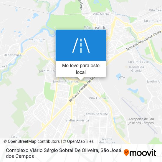 Complexo Viário Sérgio Sobral De Oliveira mapa