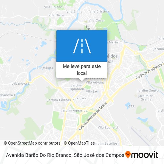 Avenida Barão Do Rio Branco mapa