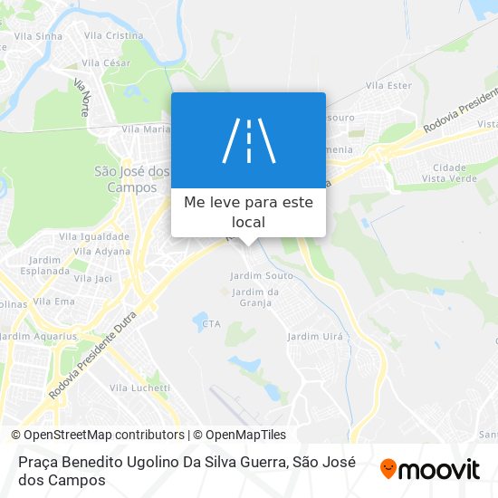 Praça Benedito Ugolino Da Silva Guerra mapa