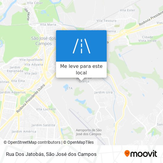 Rua Dos Jatobás mapa