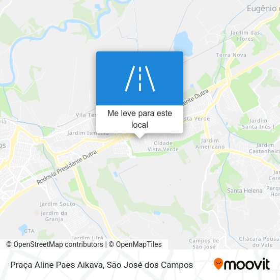 Praça Aline Paes Aikava mapa