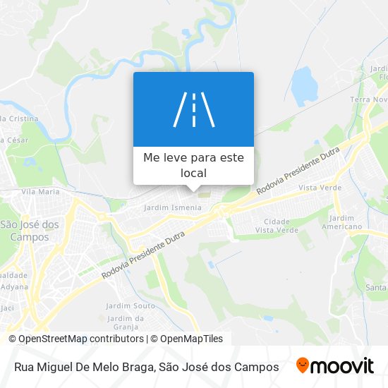 Rua Miguel De Melo Braga mapa