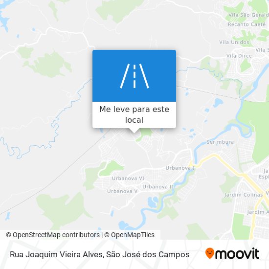 Rua Joaquim Vieira Alves mapa