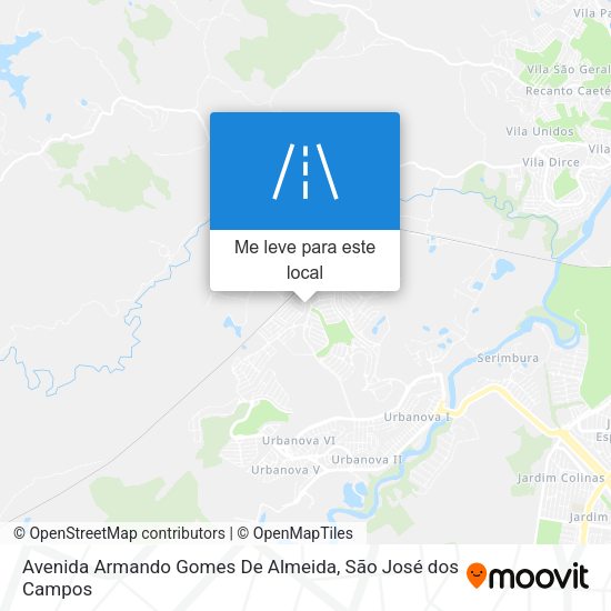 Avenida Armando Gomes De Almeida mapa