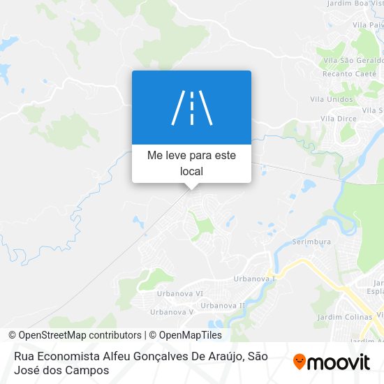 Rua Economista Alfeu Gonçalves De Araújo mapa