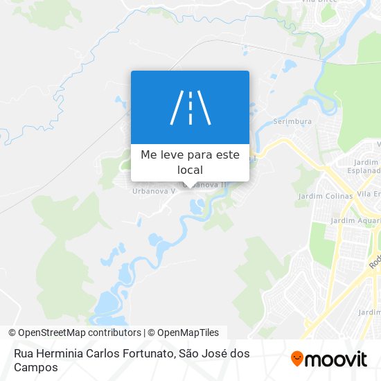 Rua Herminia Carlos Fortunato mapa