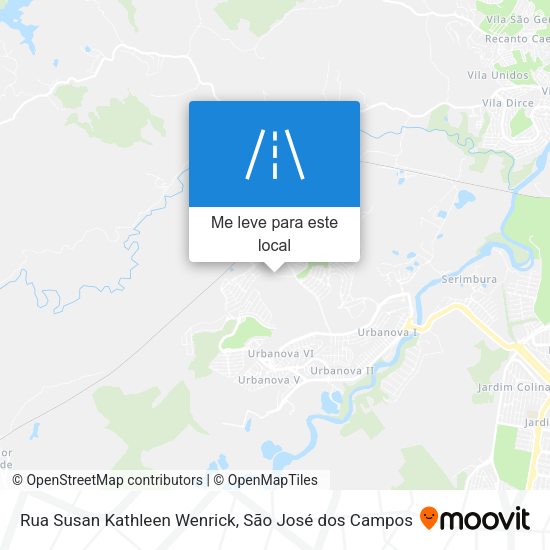 Rua Susan Kathleen Wenrick mapa