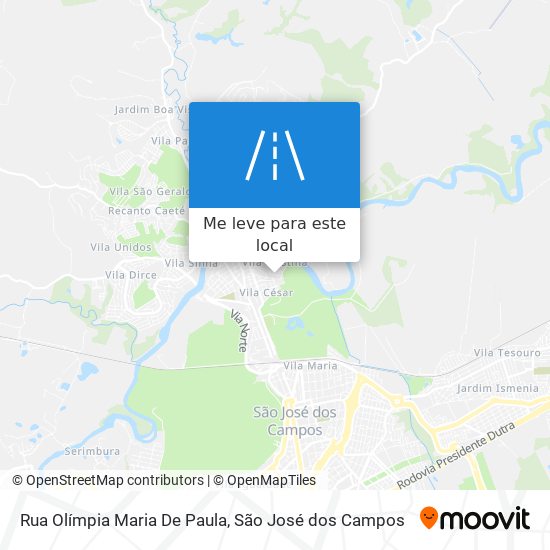 Rua Olímpia Maria De Paula mapa