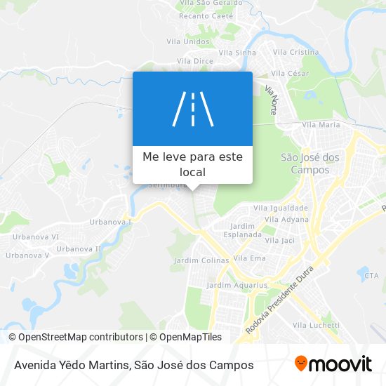 Avenida Yêdo Martins mapa
