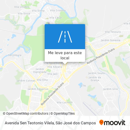 Avenida Sen Teotonio Vilela mapa