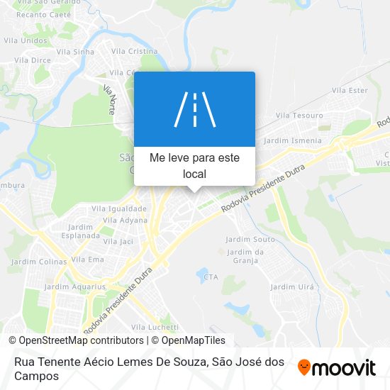 Rua Tenente Aécio Lemes De Souza mapa
