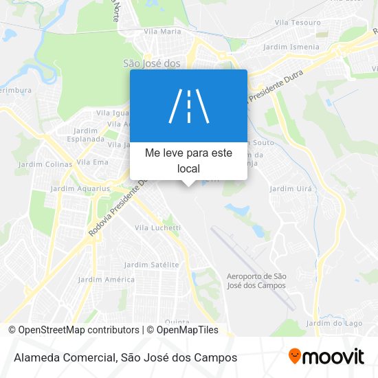 Alameda Comercial mapa