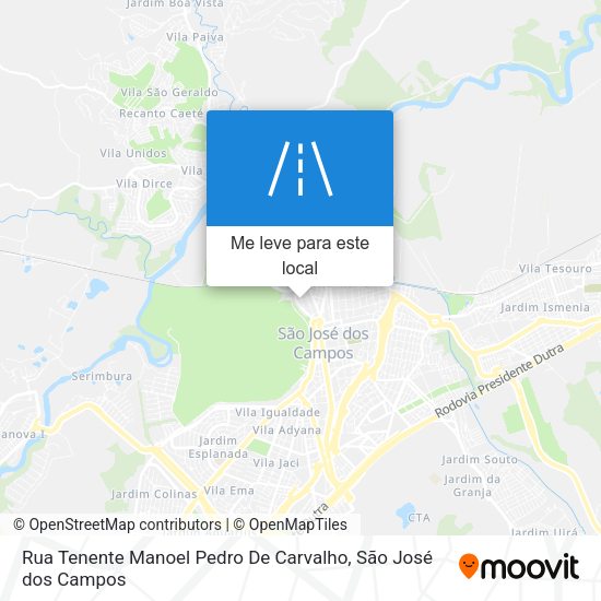 Rua Tenente Manoel Pedro De Carvalho mapa