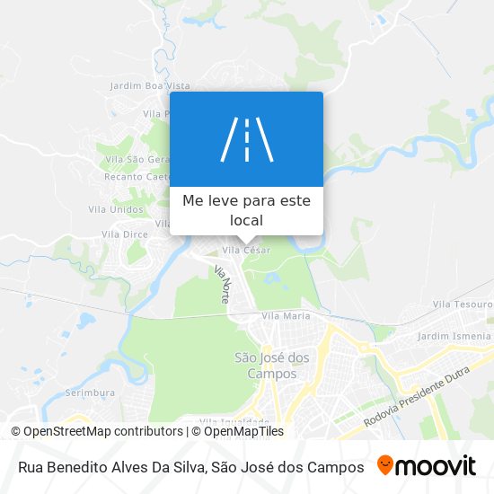 Rua Benedito Alves Da Silva mapa