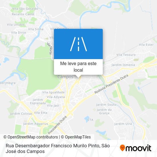 Rua Desembargador Francisco Murilo Pinto mapa