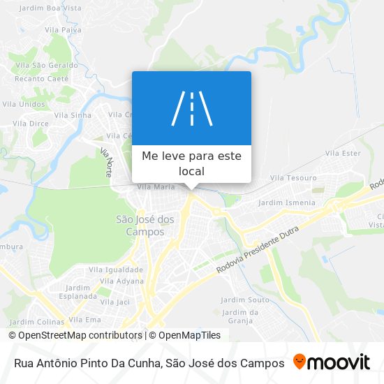 Rua Antônio Pinto Da Cunha mapa