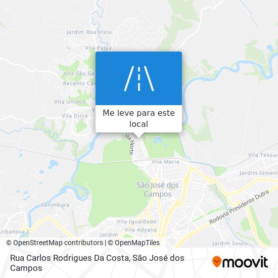 Rua Carlos Rodrigues Da Costa mapa