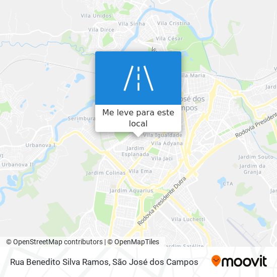 Rua Benedito Silva Ramos mapa