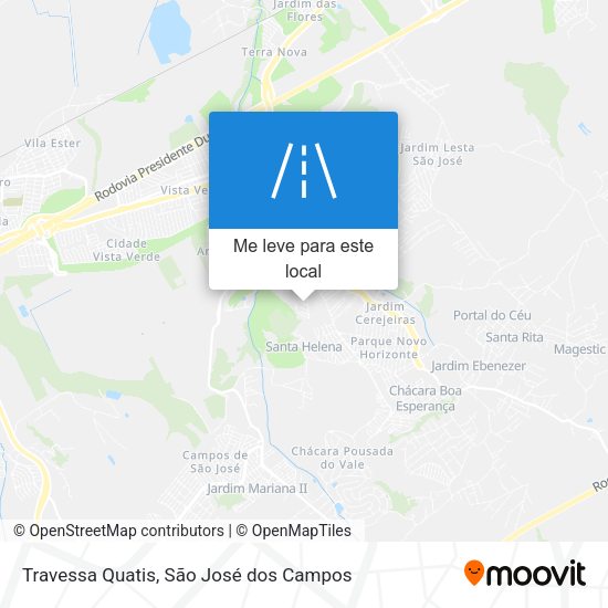 Travessa Quatis mapa