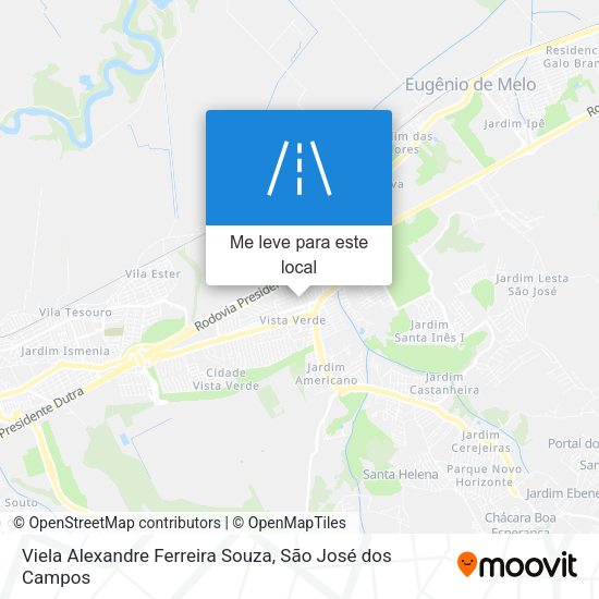 Viela Alexandre Ferreira Souza mapa