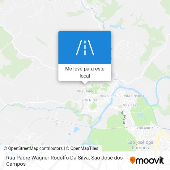 Rua Padre Wagner Rodolfo Da Silva mapa