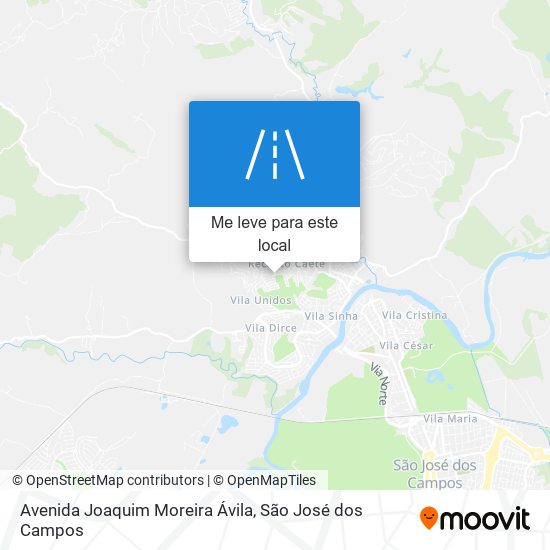 Avenida Joaquim Moreira Ávila mapa