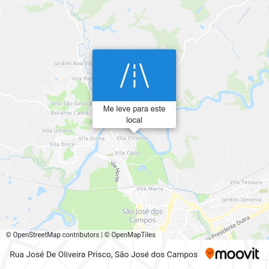 Rua José De Oliveira Prisco mapa