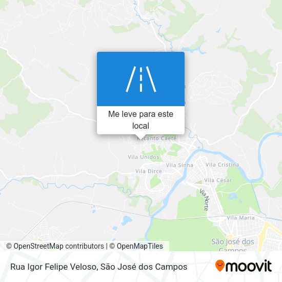 Rua Igor Felipe Veloso mapa