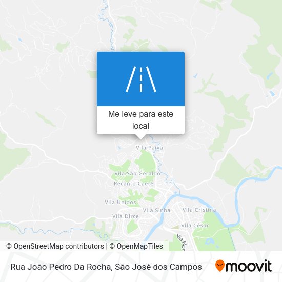 Rua João Pedro Da Rocha mapa