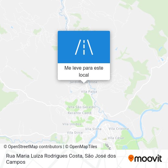Rua Maria Luiza Rodrigues Costa mapa
