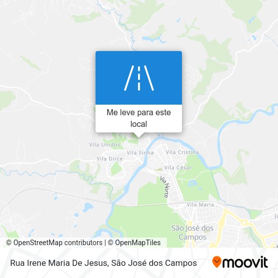 Rua Irene Maria De Jesus mapa