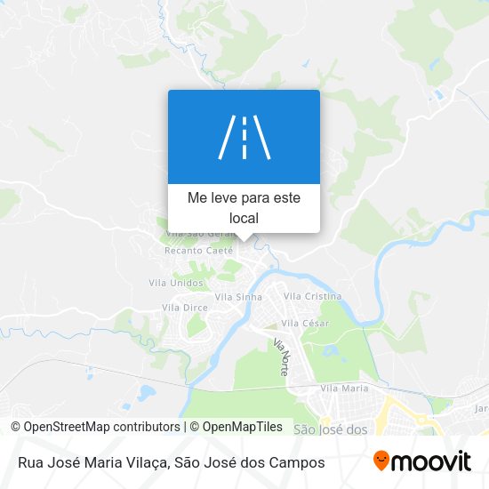 Rua José Maria Vilaça mapa