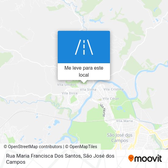 Rua Maria Francisca Dos Santos mapa