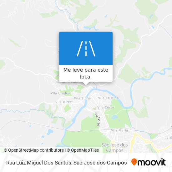 Rua Luiz Miguel Dos Santos mapa