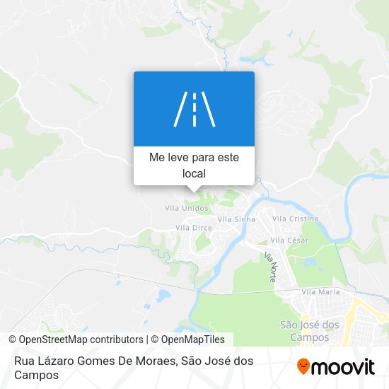 Rua Lázaro Gomes De Moraes mapa