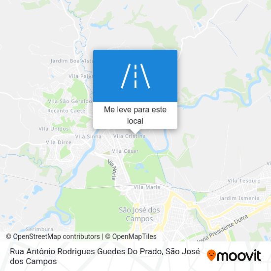 Rua Antônio Rodrigues Guedes Do Prado mapa