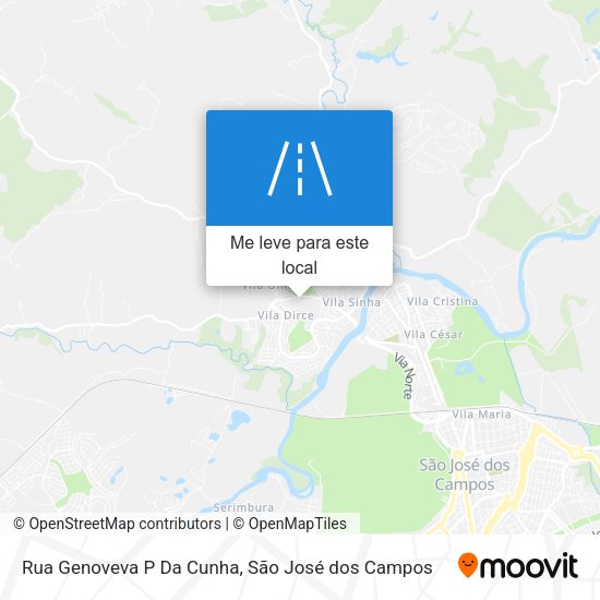 Rua Genoveva P Da Cunha mapa