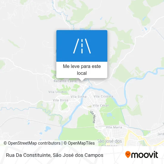 Rua Da Constituinte mapa