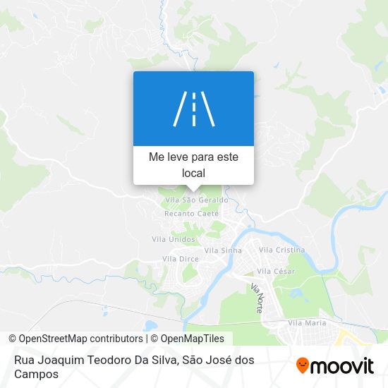 Rua Joaquim Teodoro Da Silva mapa