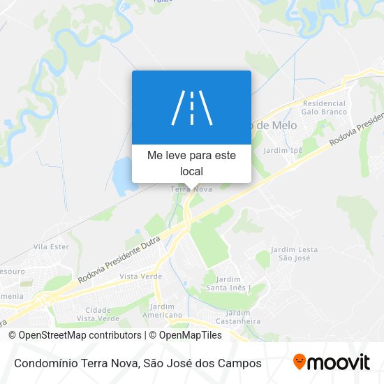 Condomínio Terra Nova mapa