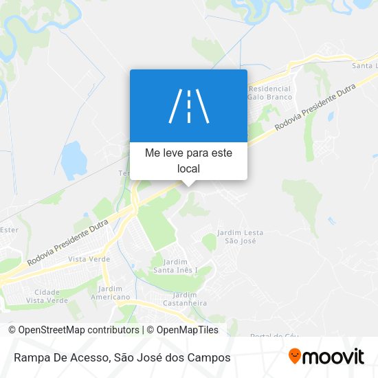 Rampa De Acesso mapa