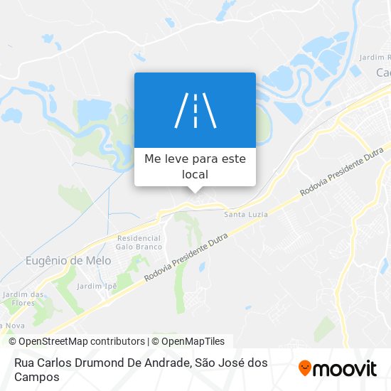Rua Carlos Drumond De Andrade mapa