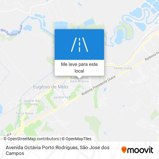 Avenida Octávia Porto Rodrigues mapa
