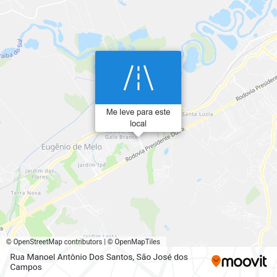 Rua Manoel Antônio Dos Santos mapa