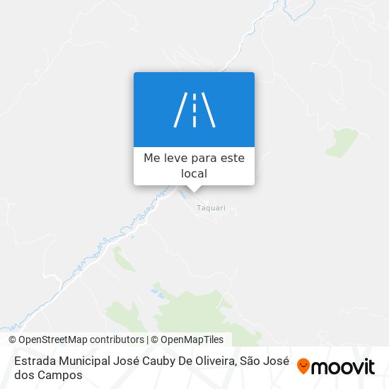 Estrada Municipal José Cauby De Oliveira mapa