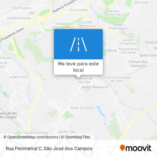 Rua Perimetral C mapa